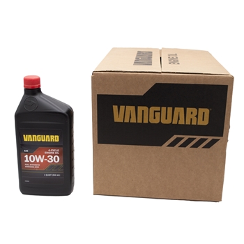 Briggs & Stratton 100402Q X12 Case of 12 Quarts of Vanguard Full-Synthetic SAE 10W-30 4-Cycle Engine Oil 