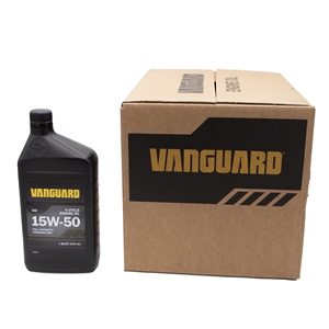 Briggs & Stratton 100405Q X12 Case of 12 Quarts of Vanguard Full-Synthetic SAE 15W-50 4-Cycle Engine Oil 