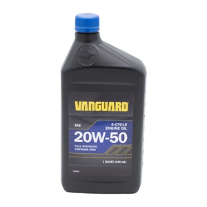 Briggs & Stratton 100406Q Vanguard Full-Synthetic SAE 20W-50 4-Cycle Engine Oil (1 Quart) 