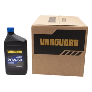 Briggs & Stratton 100406Q X12 Case of 12 Quarts of Vanguard Full-Synthetic SAE 20W-50 4-Cycle Engine Oil 