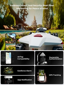 MAMMOTION  MTL23LUV1HNA03 LUBA 2 5000H AWD Perimeter Wire Free Robotic Lawn Mower with GPS Assisted Navigation (Up To 1-1/4 Acre) - MAM  MTL23LUV1HNA03