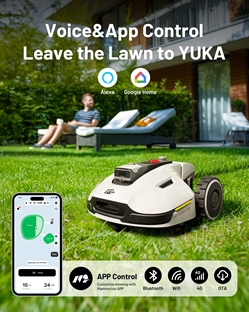 Mammation MTL23YU4NA01 YUKA 2000:3D Vision Robot Lawn Sweeping Mower - MAM MTL23YU4NA01