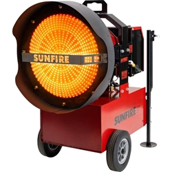 SunFire 95150 SF150 150,000 BTU Diesel Radiant Space Heater with Quiet, Safe, Odorless Operation 