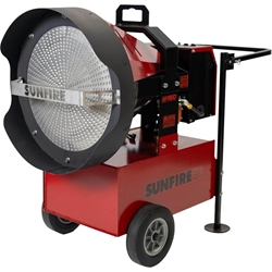 SunFire 95150 SF150 150,000 BTU Diesel Radiant Space Heater with Quiet, Safe, Odorless Operation - SUNF 95150