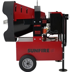 SunFire 95150 SF150 150,000 BTU Diesel Radiant Space Heater with Quiet, Safe, Odorless Operation - SUNF 95150