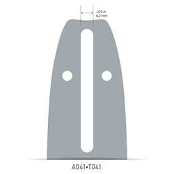 Oregon 080SDEA041 8 Inch Standard 91 Series Bar - OCS 080SDEA041