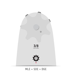 Oregon 084MLEA041 8 Inch Standard 90 Series Bar - OCS 084MLEA041