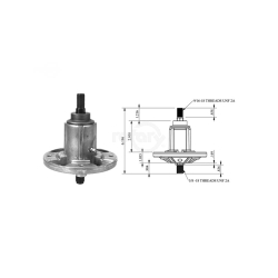 Rotary 12495 Spindle Assembly - ROT 12495