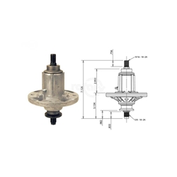 Rotary 12910 Spindle Assembly 