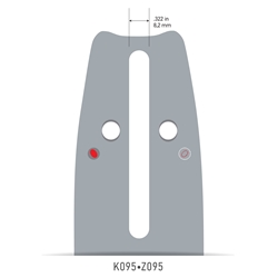 Oregon 138PXLBK095 13-inch ControlCut .325 Series Bar - OCS 138PXLBK095