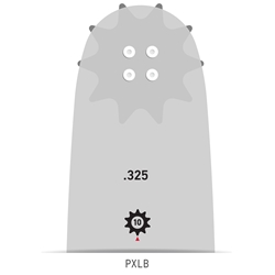 Oregon 158PXLBK041 15-inch ControlCut .325 Series Bar - OCS 158PXLBK041