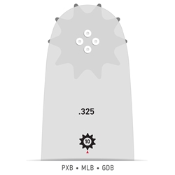 Oregon 160MLBK095 16-inch AdvanceCut .325 Series Bar - OCS 160MLBK095