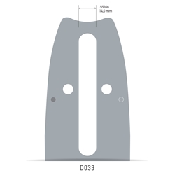 Oregon 173ATMD033 17-inch DuraCut Oregon Bar - OCS 173ATMD033