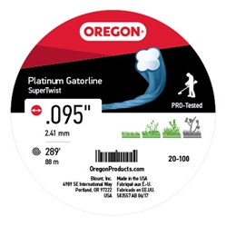 Oregon 20-100 1LB Double Line Gatorline Platinum - .095 - OEP 20-100