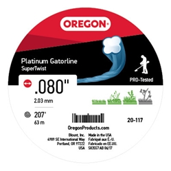 Oregon 20-117 Gatorline Platinum Trimmer Line - .080 Inch Diameter 1/2lb - OEP 20-117