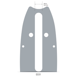 Oregon 253RNFE031 25-inch PowerCut Oregon Bar - OCS 253RNFE031