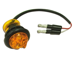 Buyers Products 5627521 0.75" 12V Amber Round Marker Clearance Light, 1 LED - BUY 5627521