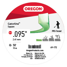 Oregon 69-172 Gatorline Square .095 50ft Donut - OEP 69-172