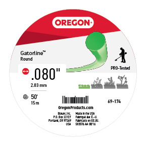 Oregon 69-174 Gatorline Round .080 50 Feet Donut - OEP 69-174