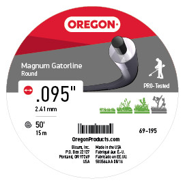 Oregon 69-195 Gatorline Magnum Round .095 50ft Donut - OEP 69-195