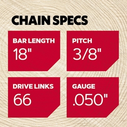 Oregon 72EXL066G 3/8 Inch PowerCut Saw Chain - OCS 72EXL066G