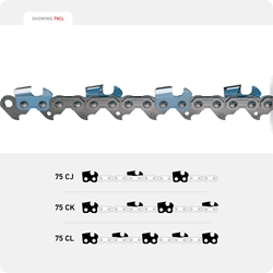 Oregon 75CJ091G Super Guard Chisel Chain - OCS 75CJ091G