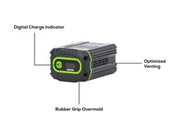 Greenworks Commercial 82BD250 82V Commercial 2.5 Ah Lithium Ion Battery with Bluetooth & Digital Readout - GW 82BD250