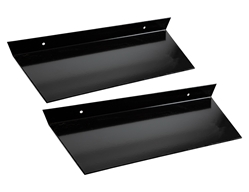 Buyers Products 924F0106PR Black Powder Coated Tailgate Side Shields for Under Tailgate Spreaders - BUY 924F0106PR