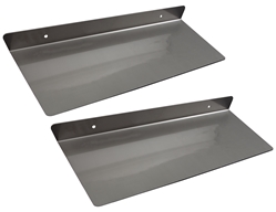 Buyers Products 924F0106SSPR Stainless Steel Tailgate Side Shields for Under Tailgate Spreaders - BUY 924F0106SSPR