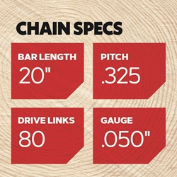 Oregon 95TXL080G SpeedCut Saw Chain 0.325 Inch Narrow - OCS 95TXL080G