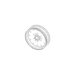 Ariens 07300535 6" X .635" Flat Idler Pulley 