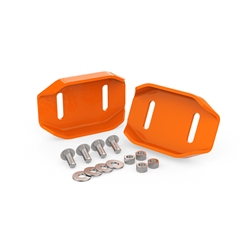 Ariens 72101100 Orange Steel Skid Shoe Kit w/ Mounting Hardware - ARN 72101100