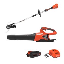 ECHO DCP-BVRVS1B eFORCE 56V Brushless Cordless Combo Kit w/ 16" String Trimmer, 158 MPH 549 CFM Handheld Blower, 2.5Ah Battery & Standard Charger 