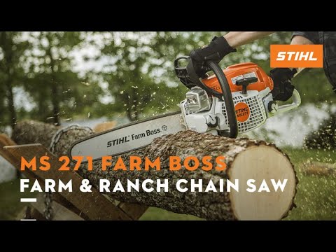 STIHL MS 271 20 50.2cc 20" Fuel-Efficient Gas-Powered Chainsaw w/20" Bar & Chain - STI MS 271 20