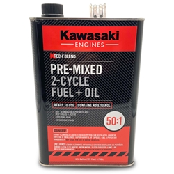 Kawasaki 99969-6560 K-Tech Blend Pre-Mixed 2-Cycle Fuel and Oil (1 Gallon) 