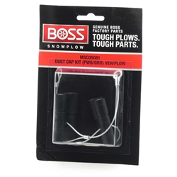 BOSS MSC05081 Power / Ground Dust Cap Kit (Vehicle and Plow) 