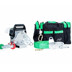 Greenworks Commercial 82W1MK 82V Commercial 2200 lb Max Pull Portable Winch w/ Accessories Kit - GW 82W1MK